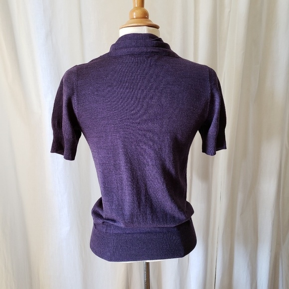 Merino Wool Draped Collar Sweater The Limited XS - Picture 4 of 7
